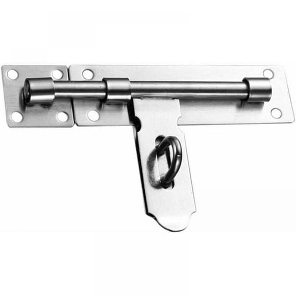Loquet de Porte Serrure Porte Verrou Loquet Porte Loquet de Verrou Boulon à Glissière Loquet de Portail en Acier Inoxydable pour Entrept Garage Grange Portail Cour Porte