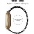thumbnail image 2 of REQO Compatible avec Fitbit Versa 4&Versa 3 Bracelets, Bracelet de Remplacement en Acier Inoxydable Ajustable avec Bracelets à Diamants Incrustés de Céramique pour Fitbit Versa 4&Versa 3 Accessoires, 2 of 4