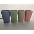 thumbnail image 6 of Jonooow Unbreakable Wheat Straw Cups Reusable Drinkware Drinking Tumblers Plastic Water Cups14.5 oz Drink Cup, Set of 4 Assorted Colors, 6 of 7