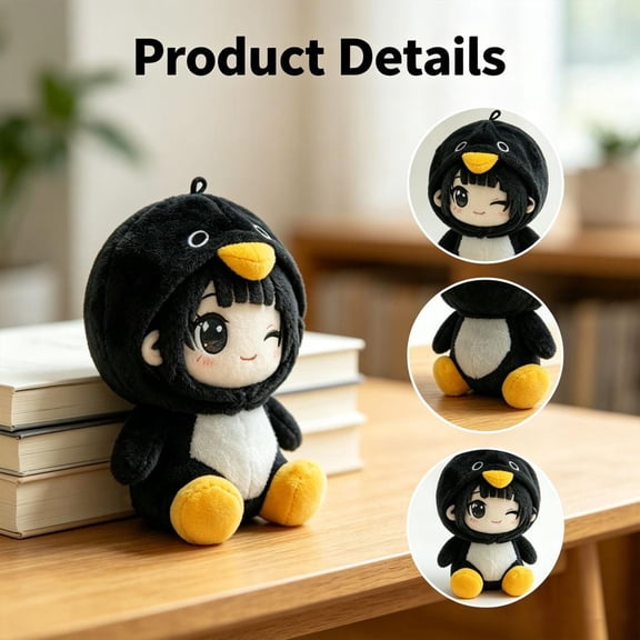 Gugugaga Star Plush Doll – 14 Inch Soft PP Cotton Stuffed Animal, Cute Minimalist Design, Huggable Toy for Kids Adults, Birthday Gift, 1pc A