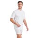 thumbnail image 3 of SCHIESSER Camiseta americana para hombres, paquete de 2 - 1/2 manga, camiseta interior, cuello redondo Blanco M (Medium), 3 of 4