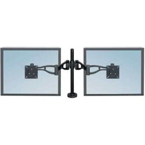 Fellowes, FEL8044001, Professional Series Dual Stacking Monitor Arm, Black