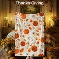 thumbnail image 6 of Nkmbld Fall Fleece Throw Blanket, Cozy Lightweight Fall Decorative Blanket for Sofa Bed Living Room Office, Fall Harvest Gifts for Women, 6 of 8