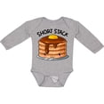 thumbnail image 3 of Inktastic Short Stack Cute Pancake Breakfast Boys or Girls Long Sleeve Baby Bodysuit, 3 of 5