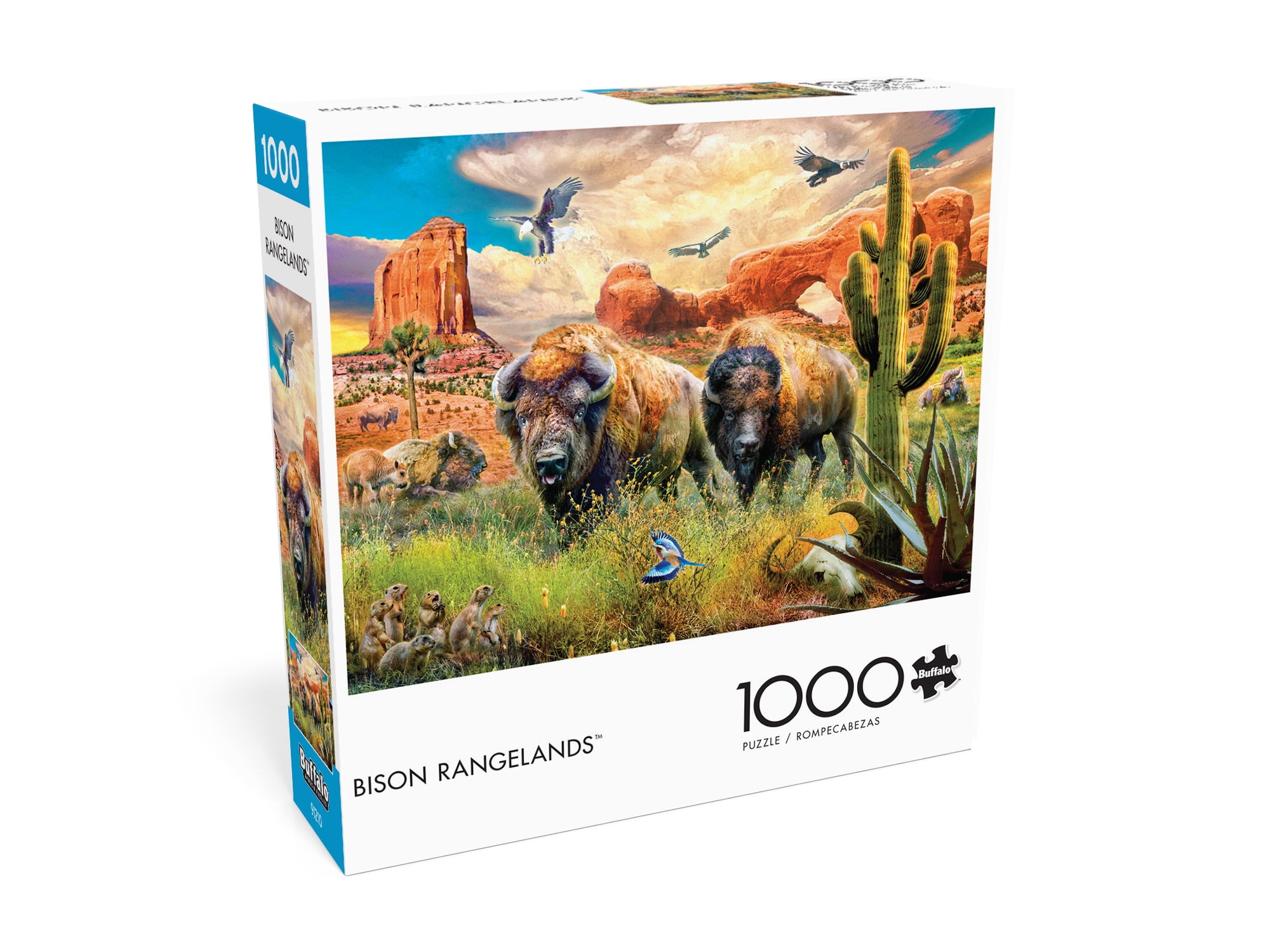Buffalo Games 1000-Piece Jan Patrik Krasny Bison Rangelands Jigsaw Puzzle