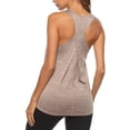 thumbnail image 4 of Women's Workout Tank Top Sleeveless Quick Dry, Sports Vest Loose Fitness Wear Running Hiking Athletic Gym Yoga Tank, 4 of 6