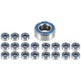thumbnail image 3 of 20PCS MR105-2RS 5x10x4mm Ball Bearings Double Shielded Steel Miniature Bearings for Machinery, 3 of 5