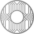thumbnail image 4 of 16"OD x 5 7/8"ID x 1/2"P Empire Architectural Grade PVC Pierced Ceiling Medallion, Antiqued Pewter, 4 of 10