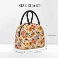 thumbnail image 2 of Salouo Sunflowers Pumpkins And Autumn Leaves for Insulated Lunch Bag for Women/Men - Leakproof Cooler Tote Bag Organizer - Reusable Lunch Box for Office Picnic Hiking Beach-One Size, 2 of 6