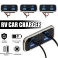 thumbnail image 4 of SharkTRUE 4 Ports 12V RV USB Outlet Dual PD3.0 Type-C Quick Charge & QC3.0 Panel B3N6, 4 of 8