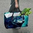 thumbnail image 7 of Wolf Large Capacity Reusable Foldable Oxford Cloth Cube Organizer Tote Bag Toy Basket, 7 of 7