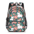 thumbnail image 2 of West Highland White Terrier and Floral Backpack for School, Cute School Bag with Adjustable Shoulder Straps and Padded Back, 16.9"x12.6"x5.9", 2 of 5