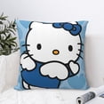 thumbnail image 6 of Hello Kitty Pillow Cover, Square Throw Pillow Cases For Couch Sofa Bed Living Room,Home Decorative, 22"X22", 6 of 9