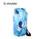 thumbnail image 3 of Naiovety Bolsa de Rafting resistente al desgaste, paquete de deriva, equipo de senderismo multiusos, saco seco impermeable, de Deportes acuáticos 5L hombro azul, 3 of 6