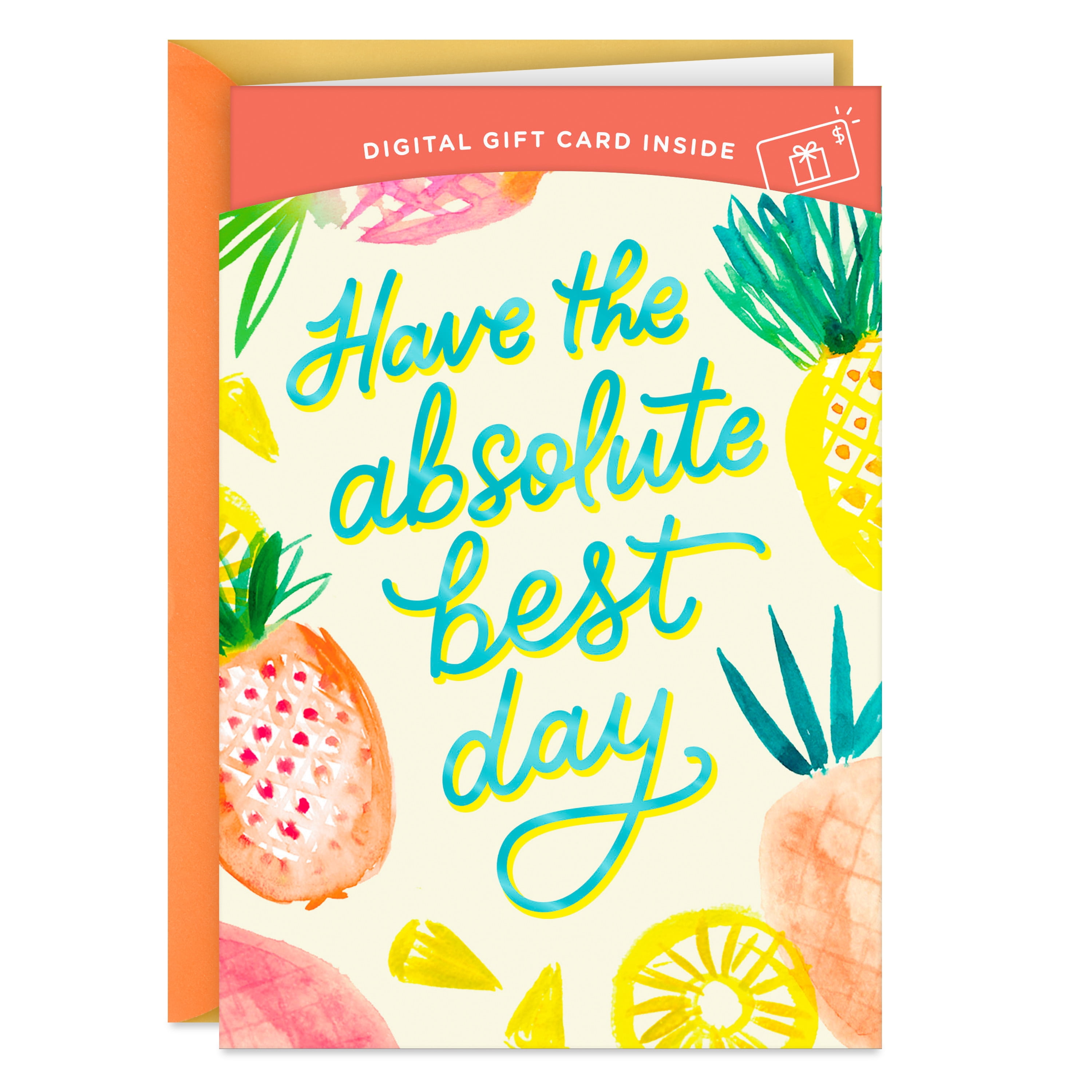 Hallmark Gift Card Greeting Birthday Card for Her (Have The Best Day)