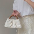 thumbnail image 4 of Bolsa Bolso de mano de nube coreana, bolso plisado, bolso pequeño de PU para mujer, bolsos cruzados JShteea Para Estrenar, 4 of 8