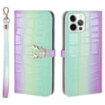 thumbnail image 1 of Funda con estampado de alce para iPhone 13 Pro Max con tarjetero, cordón, piel sintética, función billetera y protección contra caídas en las esquinas., 1 of 5