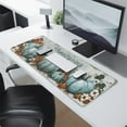 thumbnail image 2 of Happy Thanksgiving Fall Pumpkin Large Gaming Mouse Pad Extended Mouse Pads with Stitched Edges, Non-Slip Base, Water Resist Keyboard Pad for Gamer, Office & Home, 31.5 X 11.8 in, 2 of 7