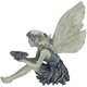 thumbnail image 1 of Adorno de jardín hada mágica sentada, figuras de jardín de elfos sentados, estatua de hada sentada de Tudor y Turek, artesanía de resina, decoración de jardín, estatua de elfo, estatua de hada (gris) Ormromra ZH-142, 1 of 4