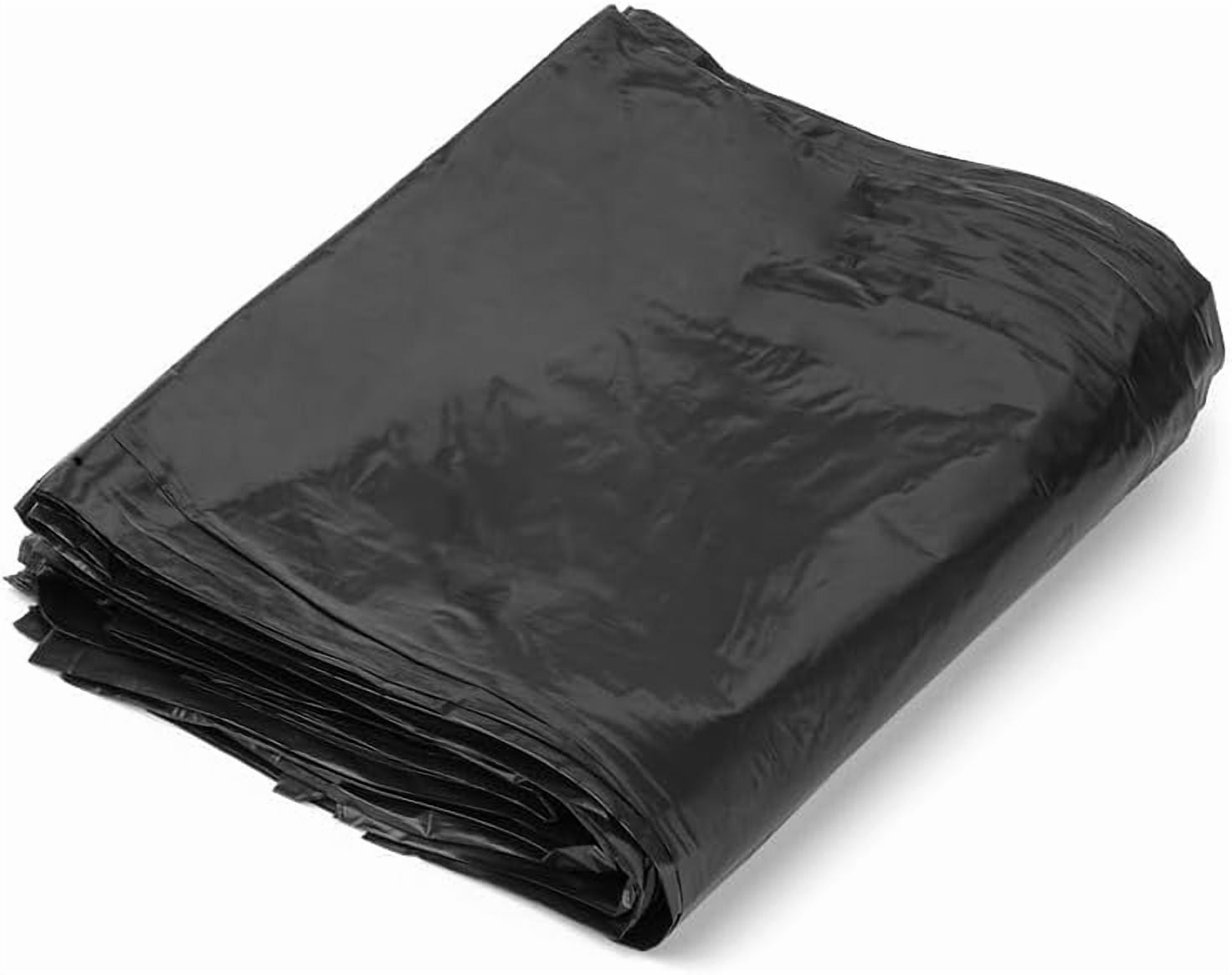 Aluf Plastics - Value COEX 3 Ply Garbage Bags, 33 Gallon, 1.7 Mil (eq), 33"x47", Black, 400 Count