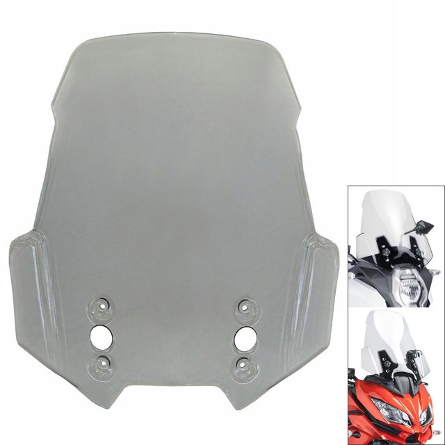 Parabrisas de Extensión de Motocicleta Ajustable Protectores de Mano Guardia de Manos Con Motocicleta para KLE650 KLZ1000 Sharpla Parabrisas de parabrisas