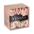 thumbnail image 1 of V?nera Coleteros de seda de morera pura de 22 momme, prevención de encrespamiento y rotura, soportes para coletas para el cuidado del cabello para mujeres, lazos de seda para el cabello (rosa carame, 1 of 5