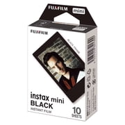 FUJIFILM instax mini Black Border Instant Film, 10 Sheets