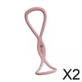 thumbnail image 1 of 2x Banda De Ejercicio Banda De Resistencia De Para Culturismo Entrenamiento De Musculación Rosa, 1 of 8