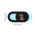 thumbnail image 2 of STRANDCHIC 3Pcs Camera Protective Cover Abs Black Anti Peeping For Webcam Privacy Security 0.71X0.39X0.03In, 2 of 8