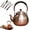 h, variant on Handmade Copper Stovetop Teapot Kettle - Handmade Copper Kettle 1200ML with Ergonomic Handle Precision Spout, for Tea Ceremony Daily Relaxation Contemporary Home