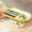 Yellow, variant on Hvot&aat Cute Pastel Snap-Lock Hard Pencil Box Large Capacity Portable Stationery Storage Holder Multi-Use Mini Organizer for Teens Office Travel