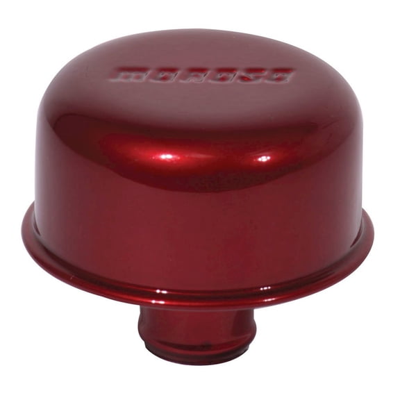 Moroso Breather- Valve Cover Push-In Style Red