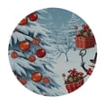 thumbnail image 4 of HAOXIT Round Fitted Tablecloth with Elastic Round Elastic Tablecloth Christmas Elastic Table Cover Circular Table Cover Wipeable Table Cloth, Fits Round Tables 38-42, 4 of 8