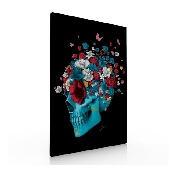 Cuadro Decorativo Moderno Para Sala Recamara Calavera Negra Ideas Creativas Cuadro sublimado en tela