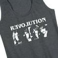 thumbnail image 3 of The Beatles - Revolution - Women's Racerback Tank, 3 of 6