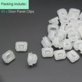 thumbnail image 2 of 07149158194 Door Panel Clips (40PCS) Interior Trim Clips Door Retainer Trim Finisher Clips Compatible with E90 E92 E46 320i 323i 325i 328i 330i M3 X5 E53, 2 of 5