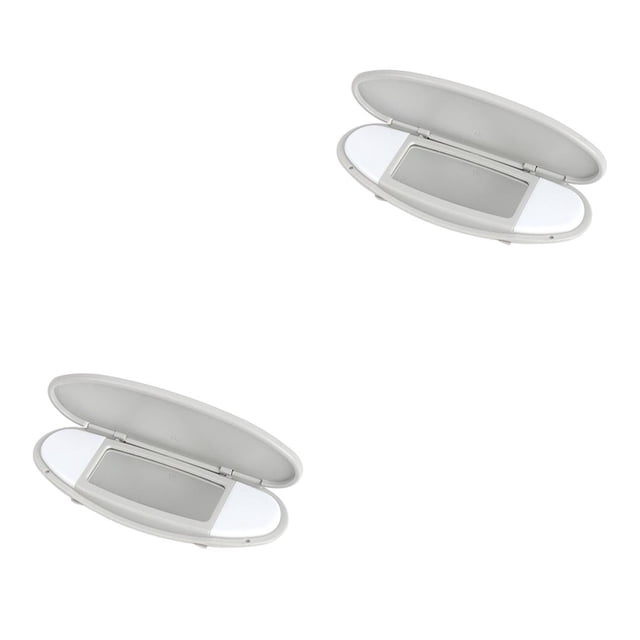 Kenally Sun Visor Mirror Frame Cover Plate R60 for R55 2007-2014 R56 MINI Gris 2piezas