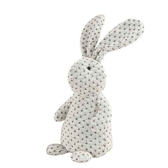 Easter Bunny Home Decor Stuffed Animal Toys Ornaments White Cloth