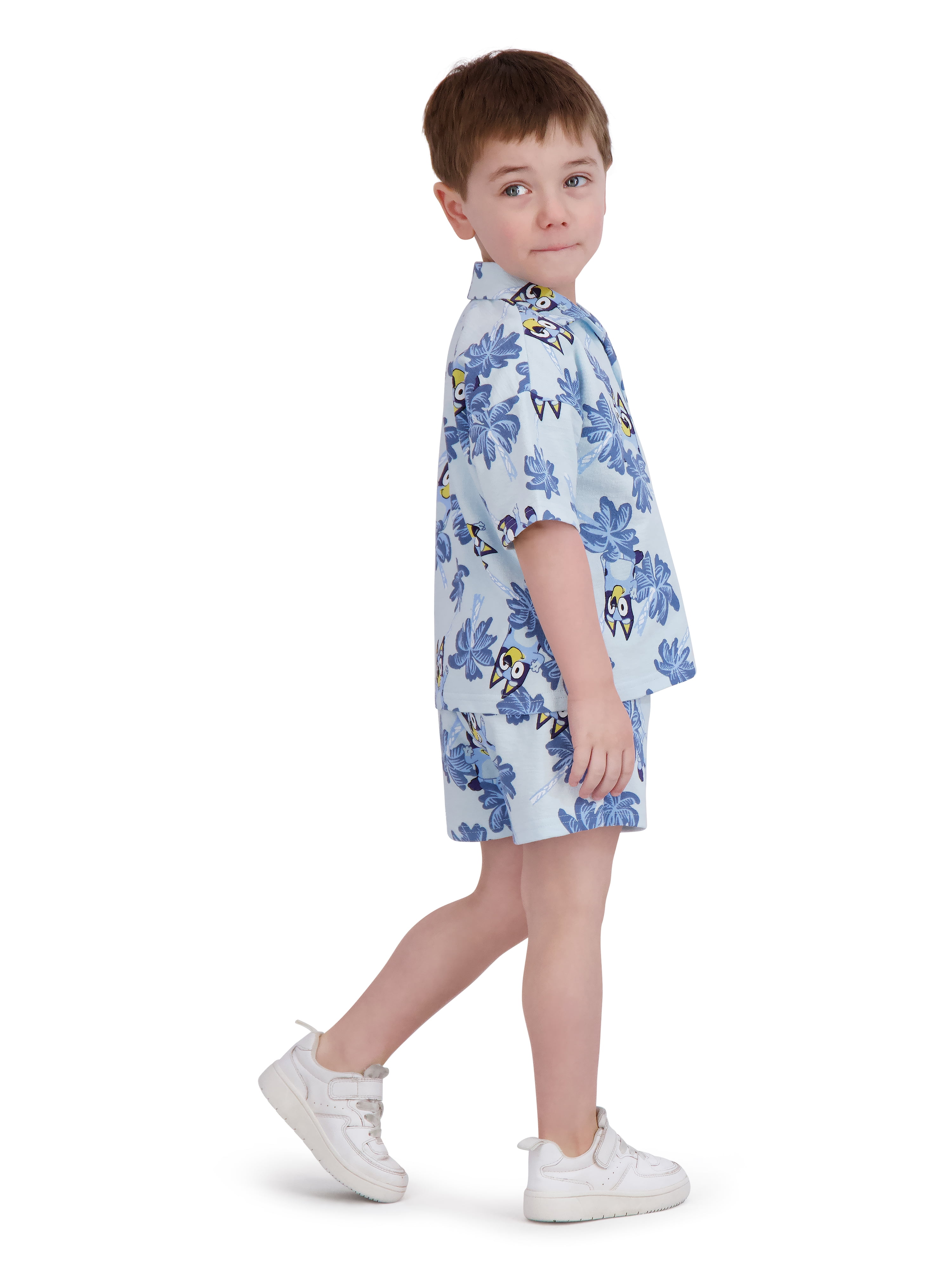 Bluey Toddler Boy Resort Short Set, Sizes 12 Months-5T