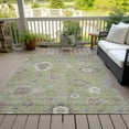 thumbnail image 6 of Addison Rugs Chantille Indoor/Outdoor Traditional Oushak Aloe Washable Rectangle Rug, 5' x 7'6", 6 of 6