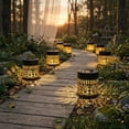 thumbnail image 6 of 2026 Solar Powered Mandala Shadow Lights Waterproof Outdoor LED Landscape Lighting for Garden Pathway Yard Patio Porch Walkway Tabletop Decor, 6 of 9
