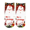 thumbnail image 1 of Calcetines de moda de tripulación baja, calcetín corto de Navidad, transpirable para niñas, , hombres, Papá Noel Regalos de santa jinwen calcetines de dibujos animados para mujer, 1 of 3