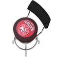 thumbnail image 5 of University of Miami Swivel Swivel Bar Stool with Back - Text, 5 of 6