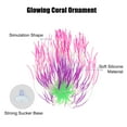 thumbnail image 4 of Unique Bargains Rose Red Aquarium Simulation Coral Fireworks Flower Silicone Fluorescent Glow Ornaments Fish Tank Decor, 4 of 7