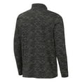 thumbnail image 3 of Men's Antigua Heather Black Boston Bruins Determined Quarter-Zip Sweatshirt, 3 of 3