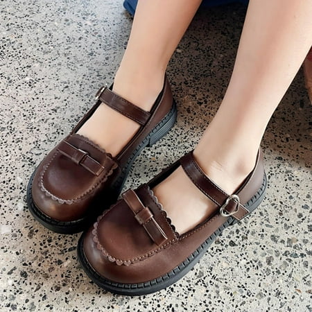 

Cathalem Toddler Snow Boots Fashion Spring And Summer Children Casual Shoes Girls Flat Sole Thick Sole Toddler Girl Rain Boots Brown 9 Years
