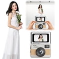 thumbnail image 4 of Pocket-Size Mini Camera 4K Portable Small Camera with 1.47in 180 Flip Screen for Travel Recording Birthday Gift for Friends (Orange), 4 of 12