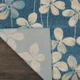 thumbnail image 5 of Nourison Tranquil Contemporary Floral Turquoise 8' x 10' Area Rug, (8' x 10'), 5 of 8