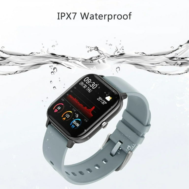 Metalika smartwatch with outlet health & activity tracker