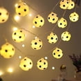 thumbnail image 6 of Football LED String Lights, Soccer Shape Decorative Star Lights for Bedroom Christmas, Sports Themed Party Decor-6M(E), 6 of 6